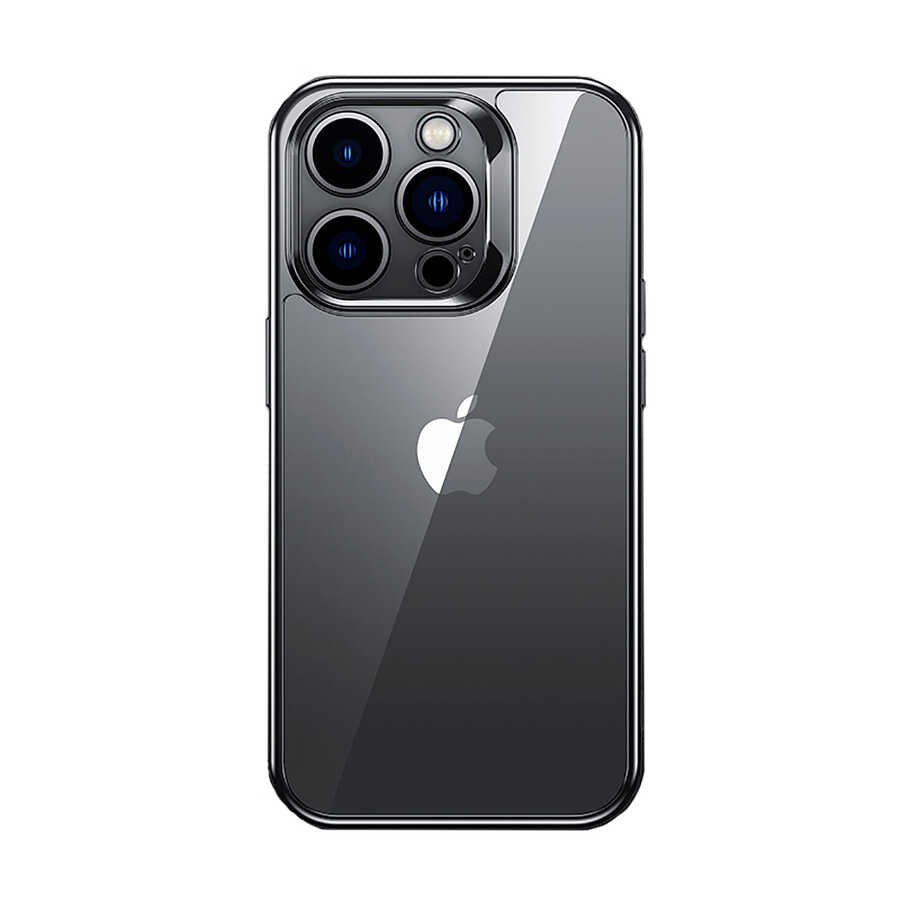 Benks Electroplating iPhone 14 Pro Max Ekran Koruyucu Hediyeli TPU Telefon Kılıfı - 1 Benks Electroplating iPhone 14 Pro Max Ekran Koruyucu Hediyeli TPU Telefon Kılıfı - 1